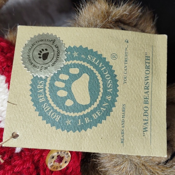 Boyd's Bears "Waldo Bearsworth" 20th Anniversary - Picture 6 of 10